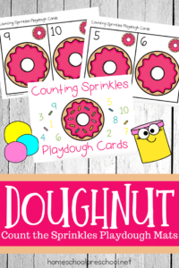 Donut Playdough Cards