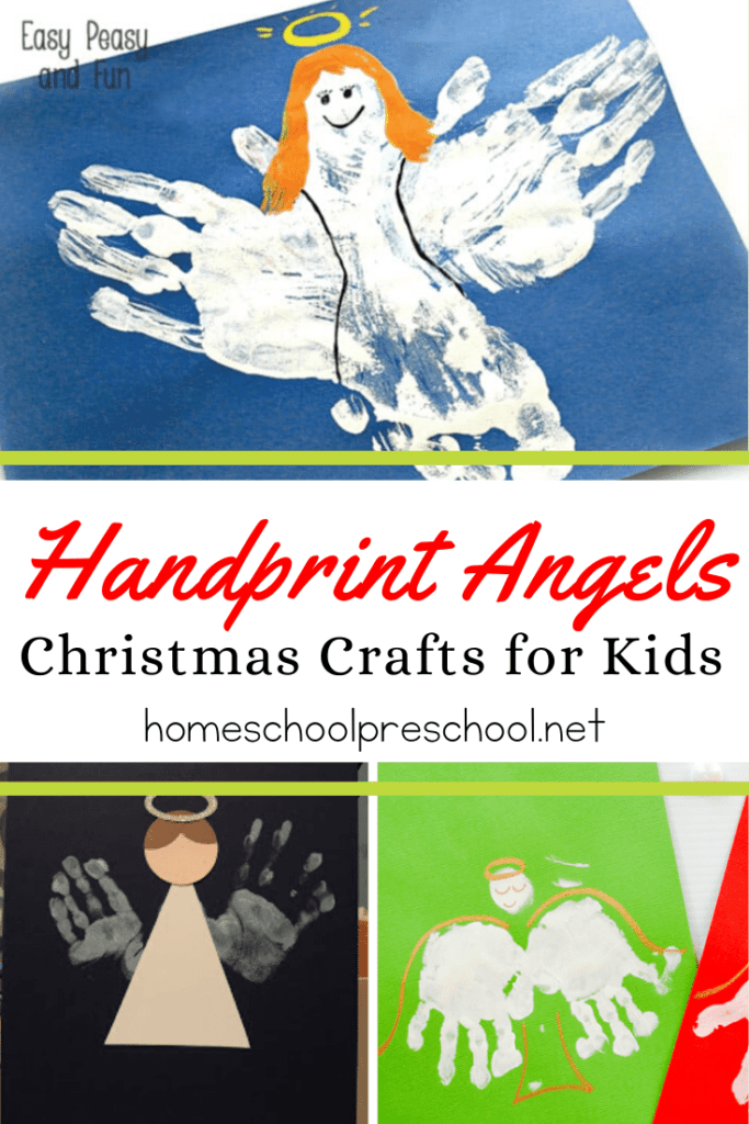 These handprint angels Christmas crafts are sure to become treasured keepsakes. They are perfect for preschoolers and look lovely on display!
