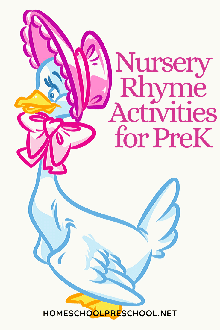 These nursery rhyme activities for preschool contain ideas for all areas of your preschool classroom! There are more than enough ideas to get you started.