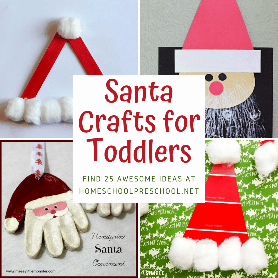 You don't want to miss these simple Santa crafts for toddlers! They're perfect for little ones to create and display throughout the holiday season.