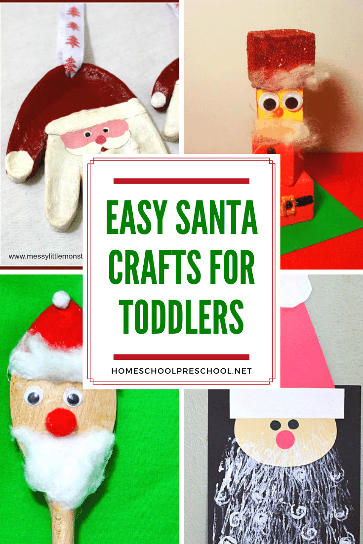 You don't want to miss these simple Santa crafts for toddlers! They're perfect for little ones to create and display throughout the holiday season.