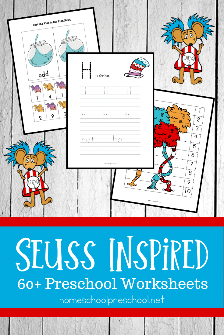 You can use these Dr Seuss worksheets to celebrate Dr Seuss birthday or any day. Kids love Dr Seuss and they'll love these activities!