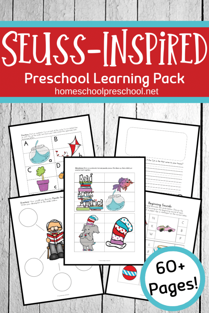 Free Printable Dr Seuss Worksheets for Preschoolers