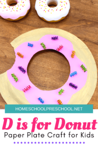 Donut Paper Plate Craft for Kids