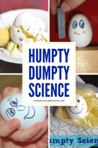 Humpty Dumpty Preschool Science Activities