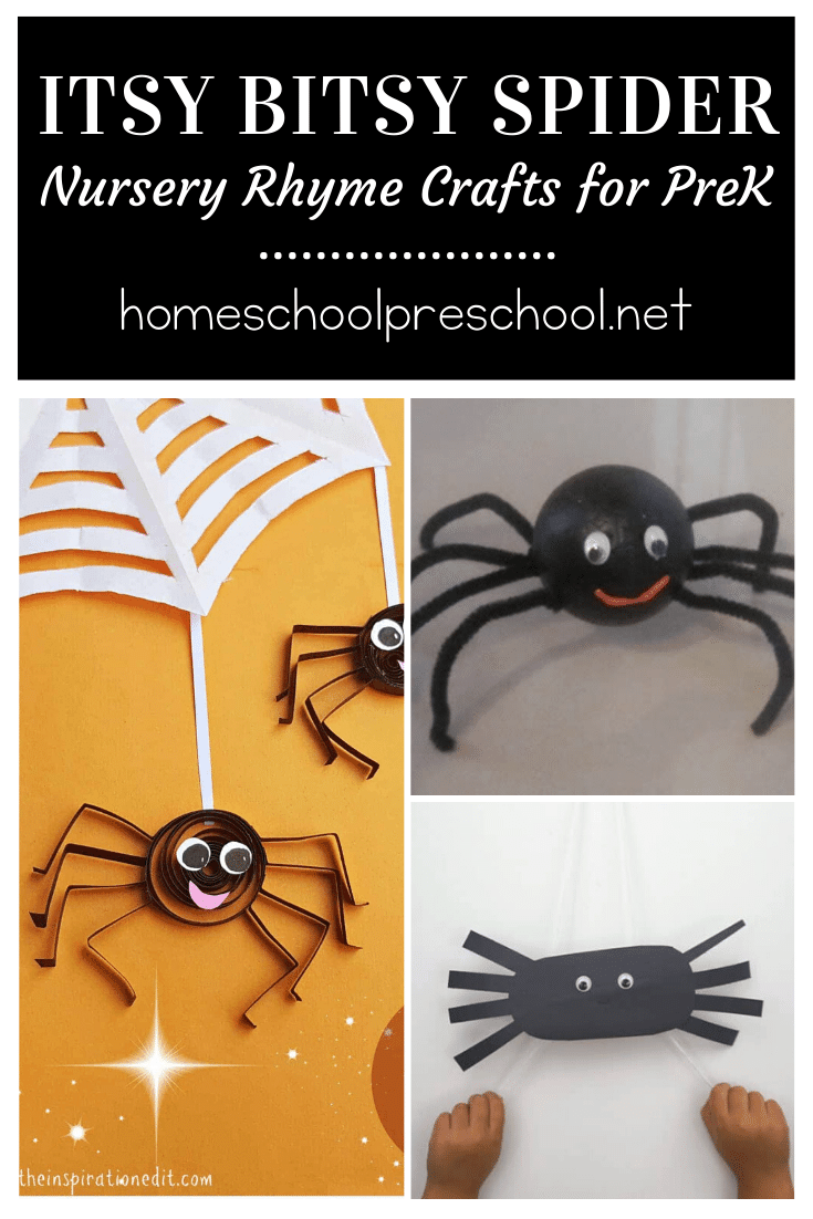 Itsy Bitsy Spider Crafts for Preschoolers