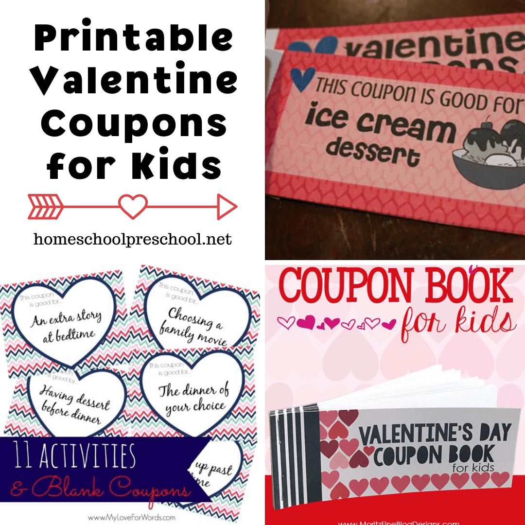 This Valentine's Day, make your kids feel extra special with printable Valentine coupons good for treats, later bedtimes, and more!