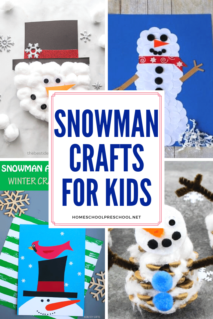 Snowman Preschool Crafts