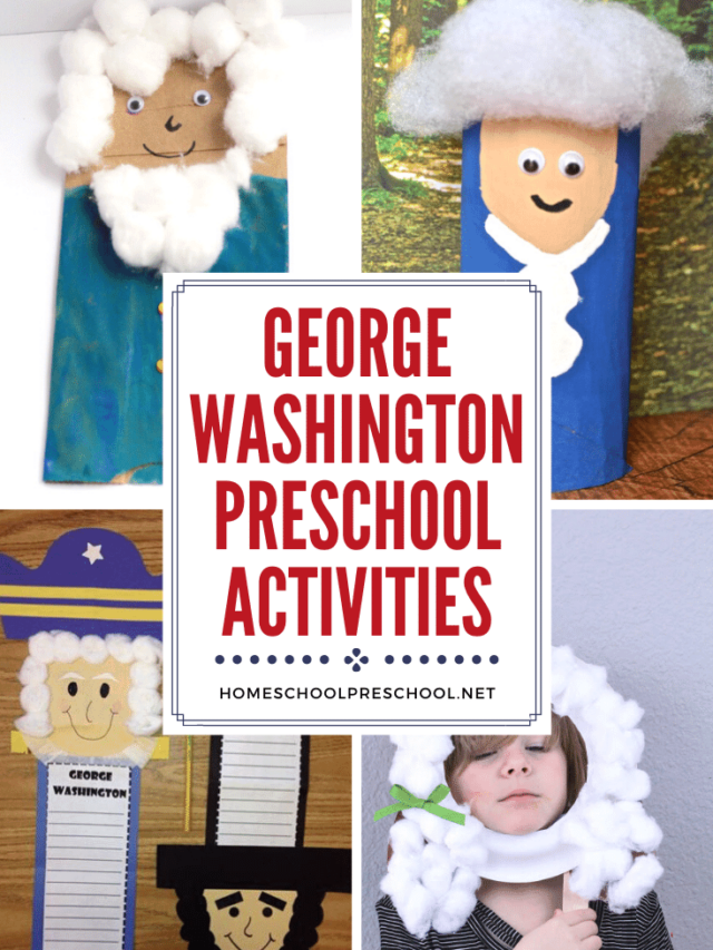 Preschool George Washington Activities Story