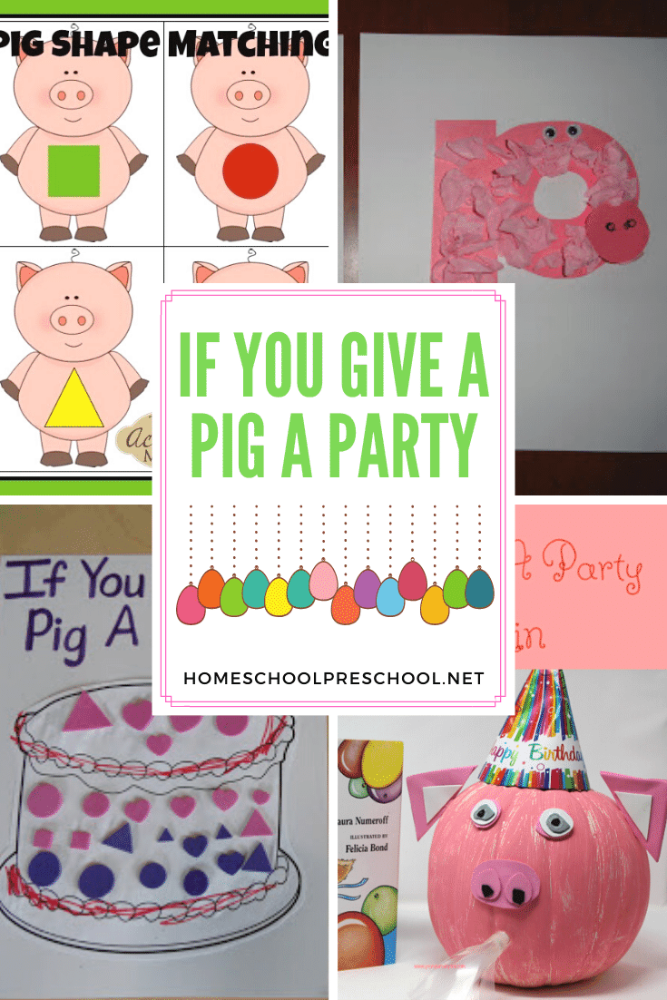If You Give a Pig a Party Activities