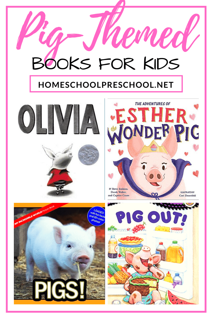 Preschoolers will squeal with delight when you present them with this collection of pig books for preschoolers. Perfect for your farm-themed lessons!