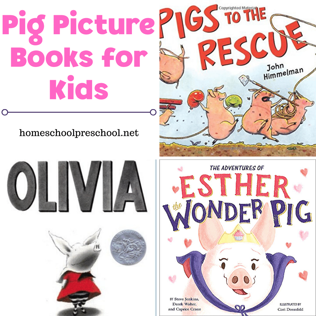Preschoolers will squeal with delight when you present them with this collection of pig books for preschoolers. Perfect for your farm-themed lessons!