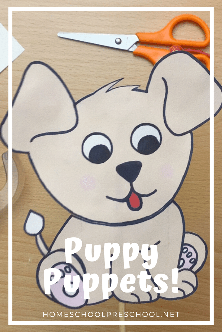 puppy-puppet-1 Preschool Dog Craft