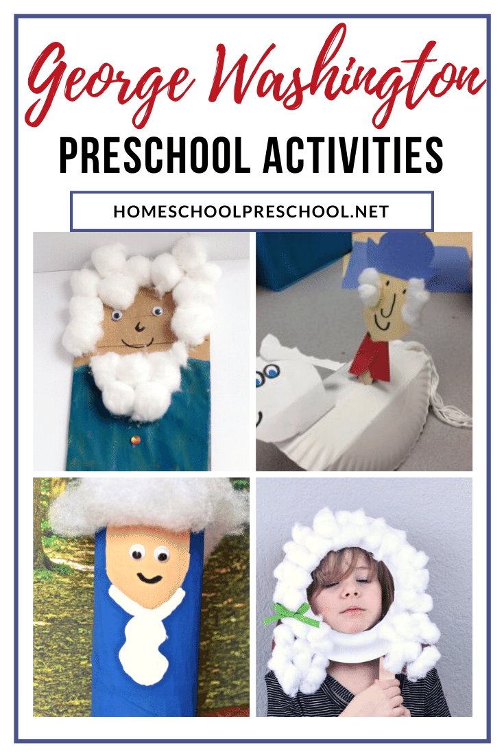 Preschool George Washington Activities