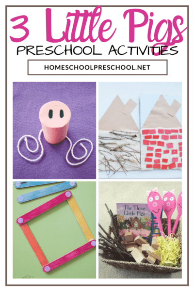 Your kids will love diving deep into the story with these hands-on Three Little Pigs preschool activities! Worksheets, STEM challenges, and crafts galore!