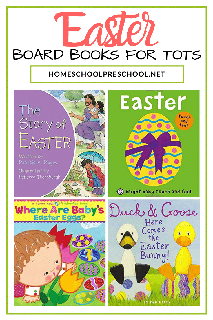 Fill your book shelves with a great collection of Easter books for toddlers! Build fun and engaging Easter traditions with these board books.