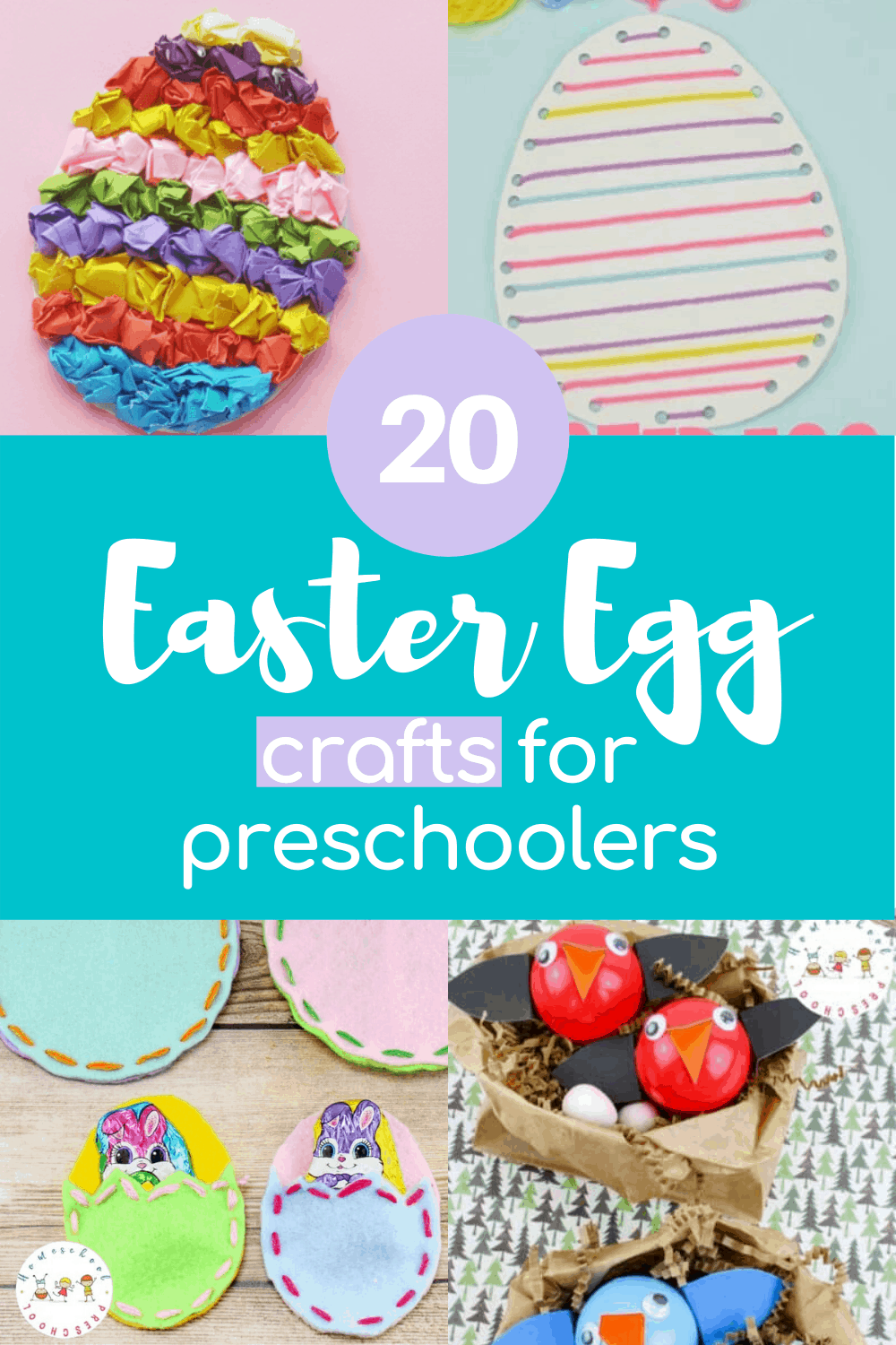Make Easter more fun with this selection of creative Easter Egg crafts for kids. You'll find paper plate crafts, recycled crafts, and more!