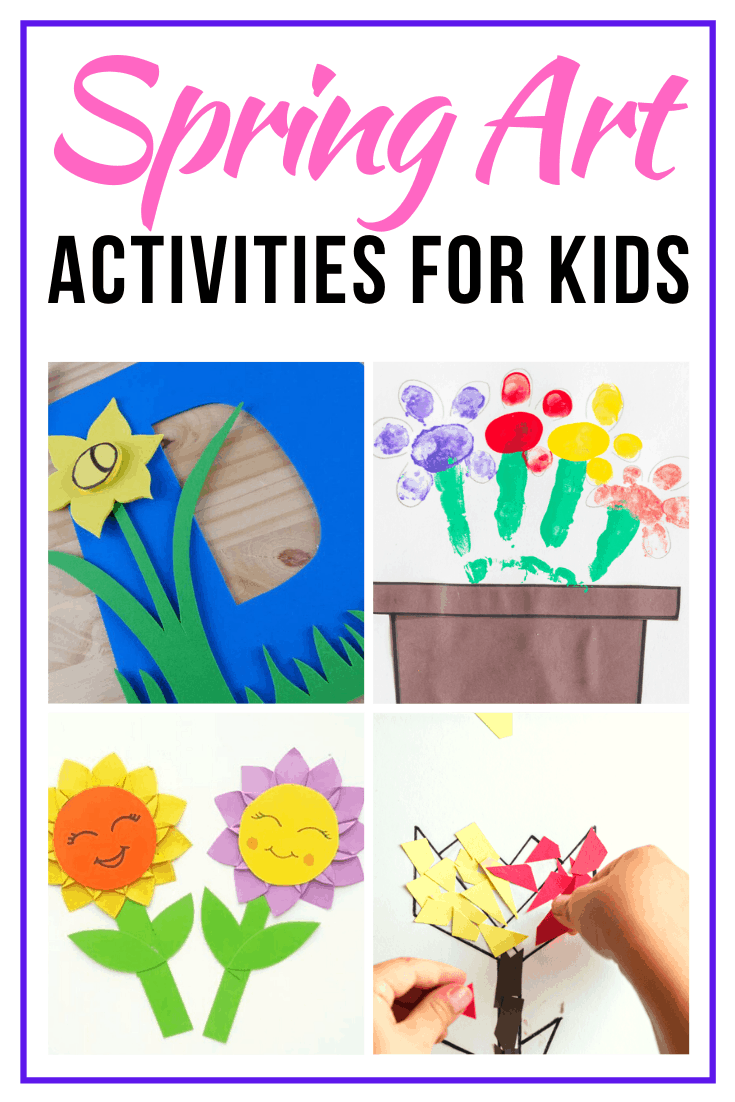 Do you want to help your preschoolers express their creativity? Try one or more of these spring art activities for preschoolers! 