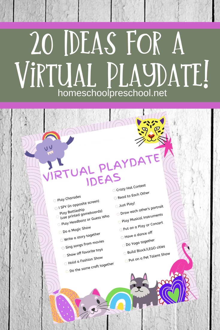 Are your kids bored already? These virtual playdate ideas are a great way to let kids of all ages connect while keeping their distance from others.