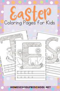 Free Easter Coloring Pages for Preschoolers