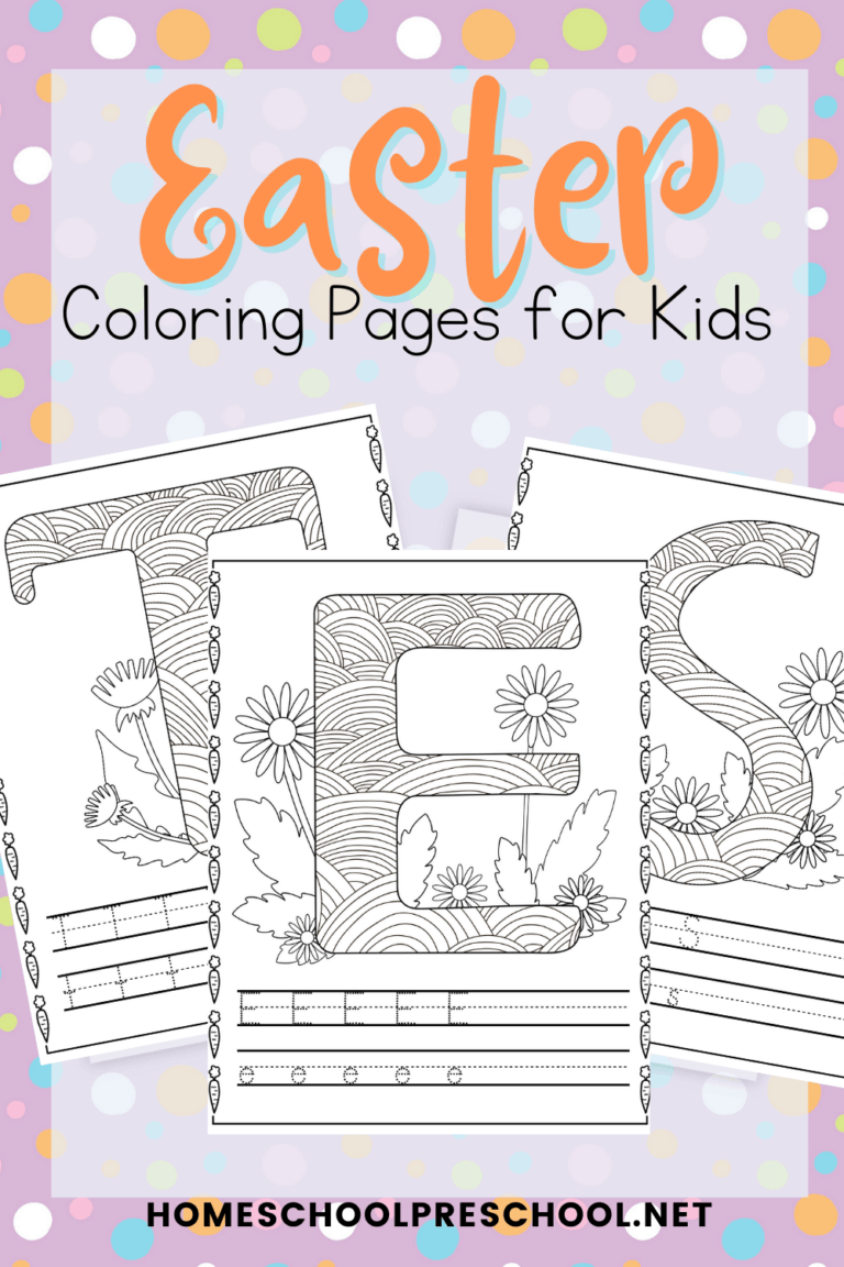 Free Easter Coloring Pages for Preschoolers