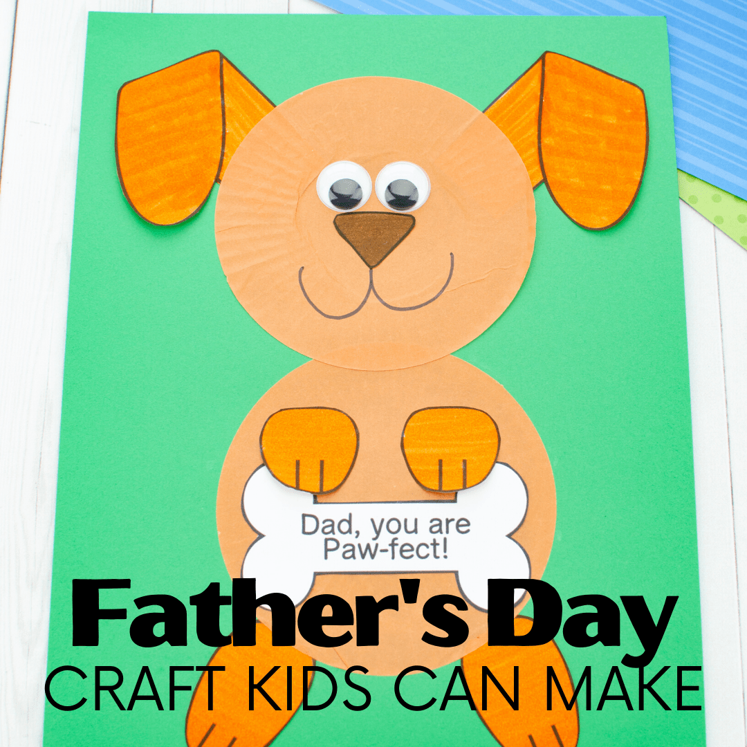 Don't miss this easy Fathers Day craft that kids can make. With just a few simple supplies, kids can show Dad how much they love him!