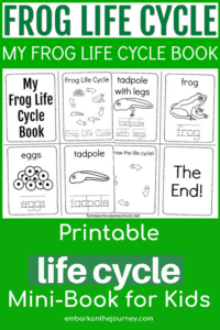 Printable Frog Life Cycle Book