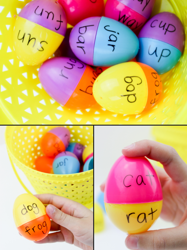 Easter Egg Rhyming Words Game
