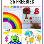 This collection of free printable toddler worksheets offers kids ages 2-3 an opportunity to work on letters, numbers, shapes, and colors. 