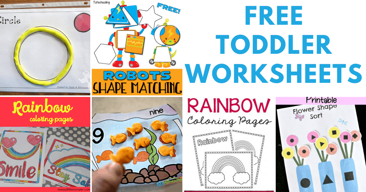 Free shapes coloring pages for toddlers
