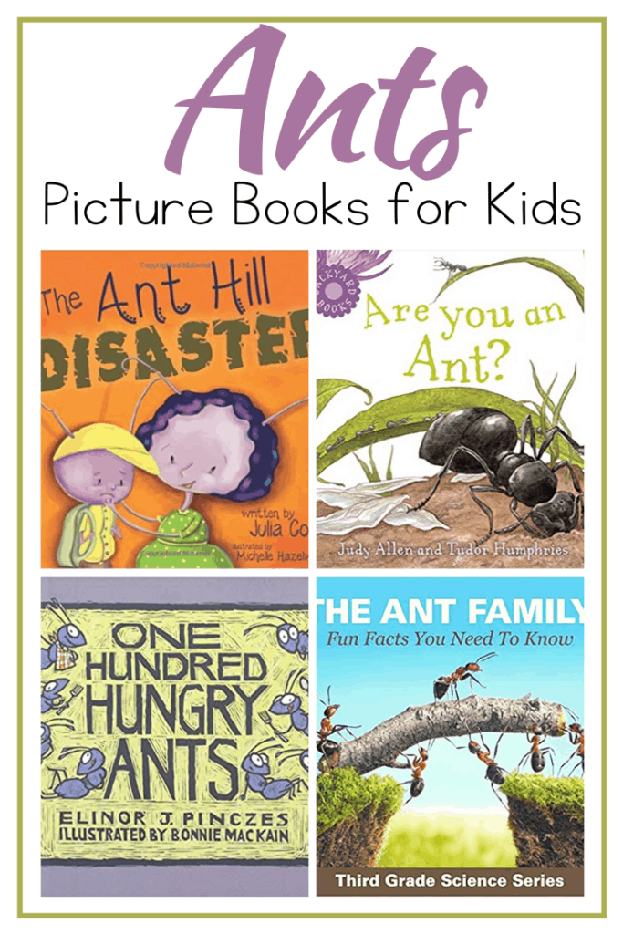 Fill your summer book basket with books about ants! Start with this collection of fiction and nonfiction picture books about ants for preschoolers!