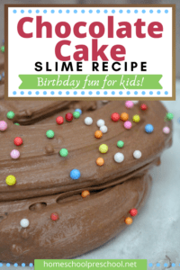 Birthday Cake Slime Recipe