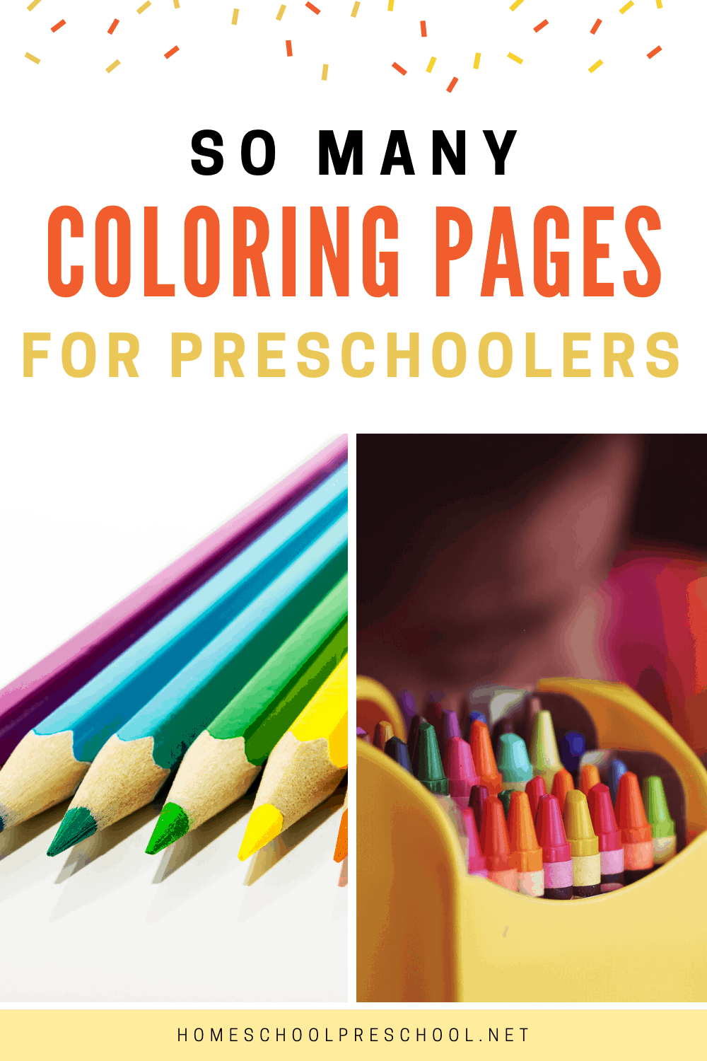 These Preschool Coloring Pages are the perfect addition to your preschool unit studies or quiet time activities. Don't miss these awesome free printables!