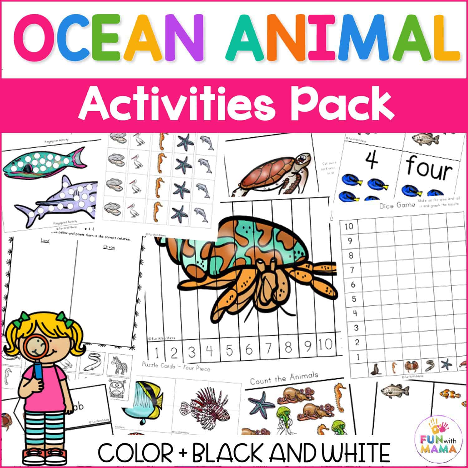 25+ Preschool Ocean Theme Printables for Summer