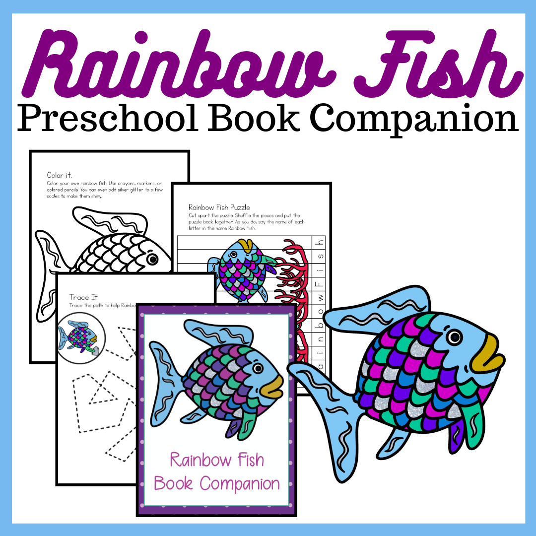 This pack of Rainbow Fish book printables will help you extend the learning after reading Marcus Pfister's classic story of sharing and friendship.