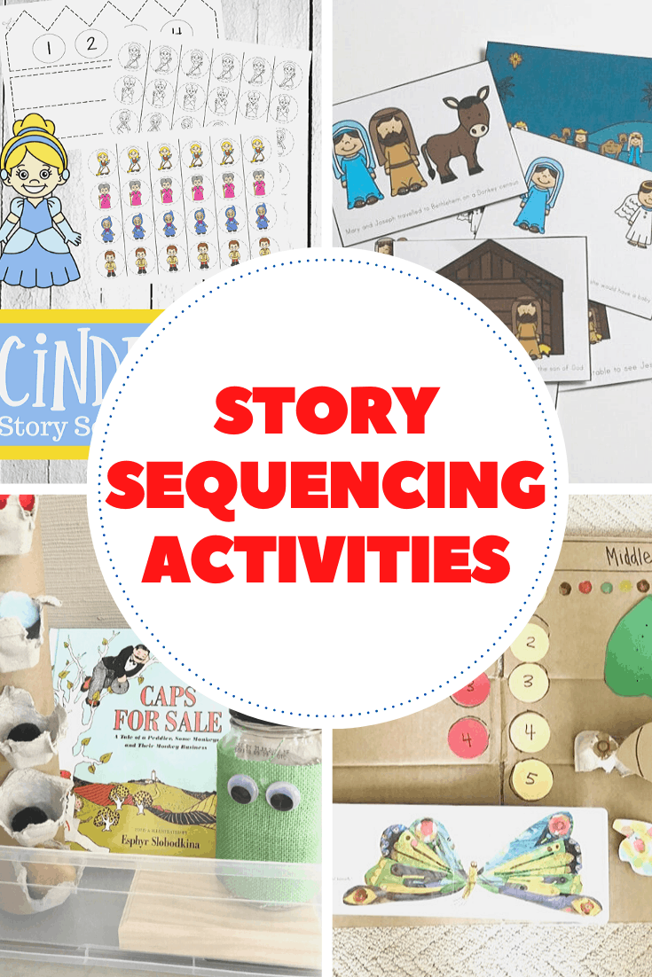 Use these story sequencing activities for preschoolers to help your little ones practice ordering events. They're great for storytelling, too!