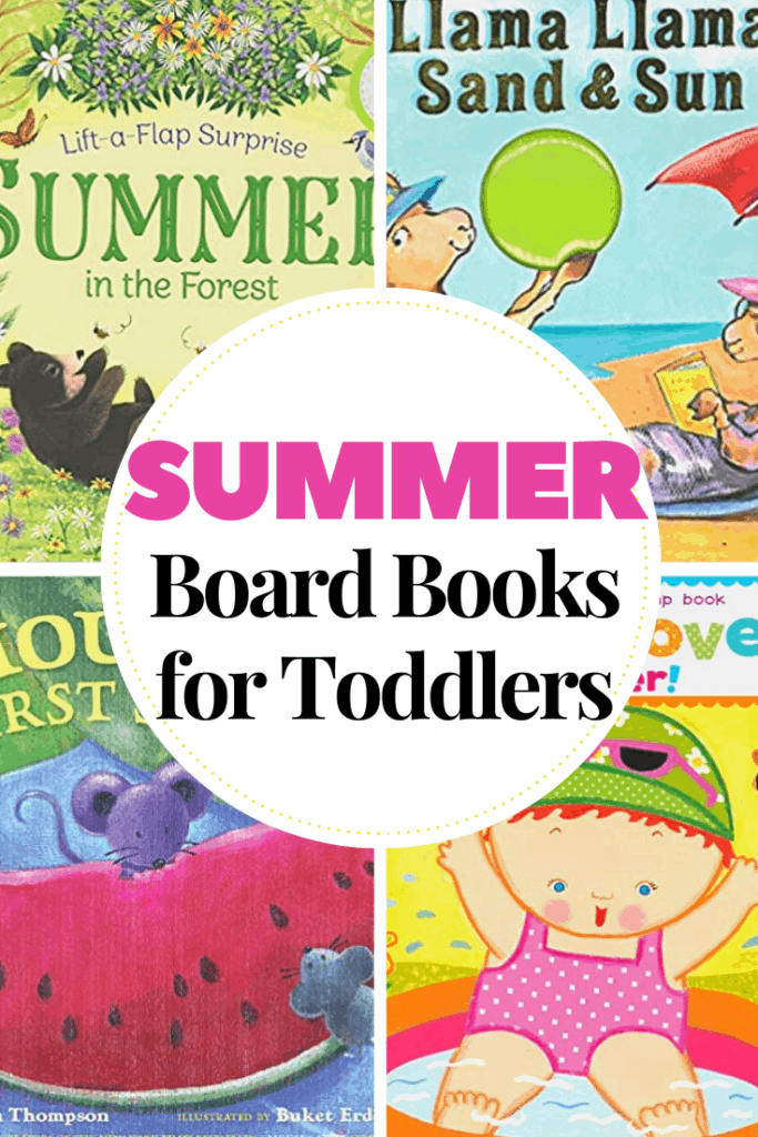 As the weather warms up, fill your shelves with summer books for toddlers.  Introduce your little ones to summer with this amazing collection of board books!