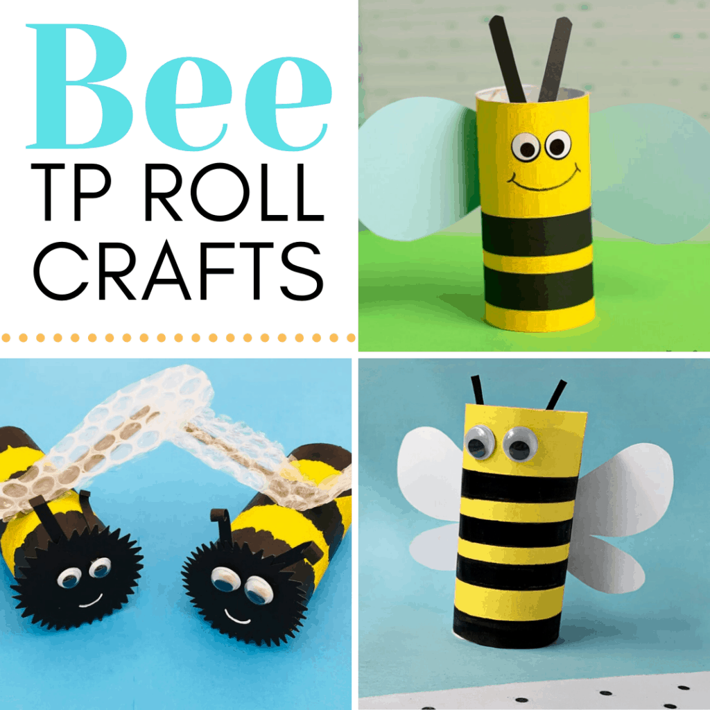 There's nothing easier than turning an old cardboard tube into an adorable craft. These toilet paper roll bees are no exception! Perfect for kids of all ages.