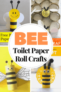 Toilet Paper Roll Bees