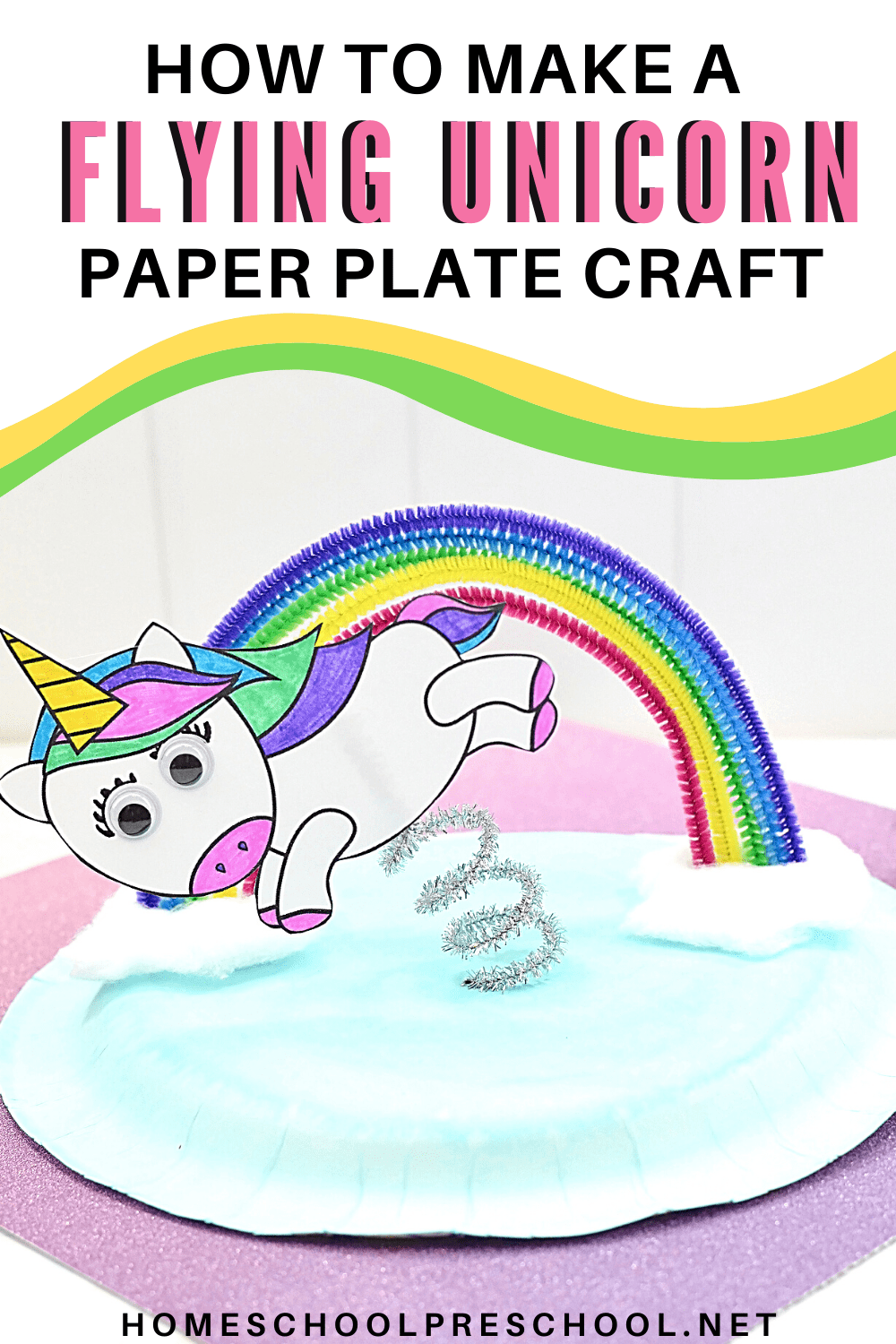 Do your kids love unicorns? If so, you NEED this unicorn paper plate craft! To make it easy for you, I've got a free unicorn template for you, too!