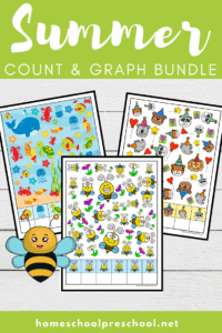 Summer Count and Graph Worksheets