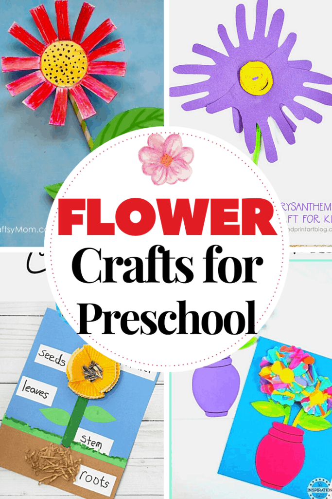 Spend time this spring and summer making a few of these preschool flower crafts. 30 simple flower ideas for your young crafters!