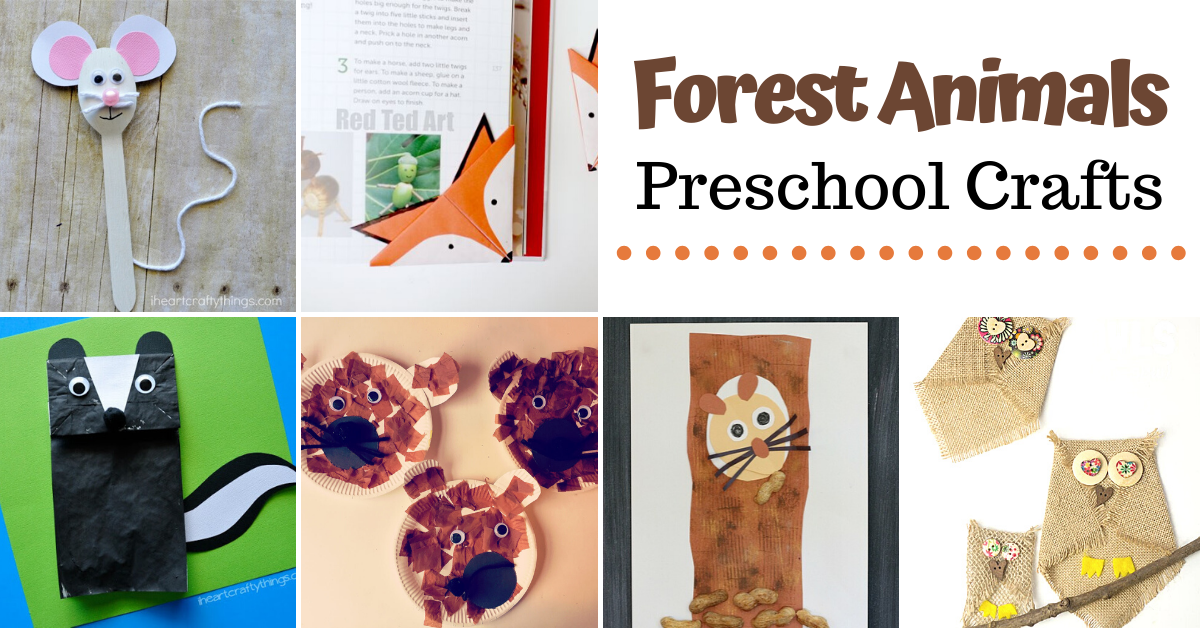 25 Fantastic Forest Animals Crafts for Kids of All Ages