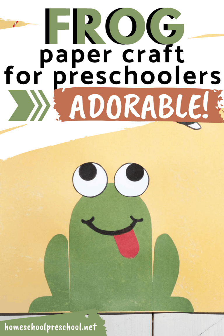 Fantastic Frog Paper Craft For Preschoolers Free Template 