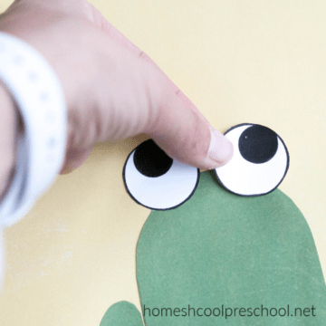 Fantastic Frog Paper Craft for Preschoolers (Free Template)