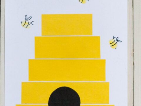 Image for Paper Strip Beehive Craft