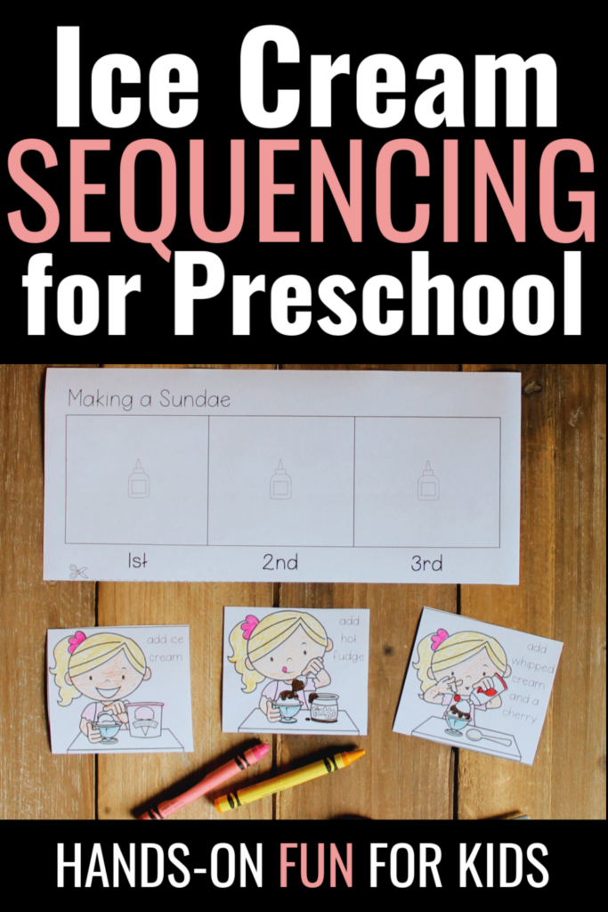 Practice ordering events with these ice cream sequencing activities. This set includes two activities and a control sheet. It's perfect for summer learning!