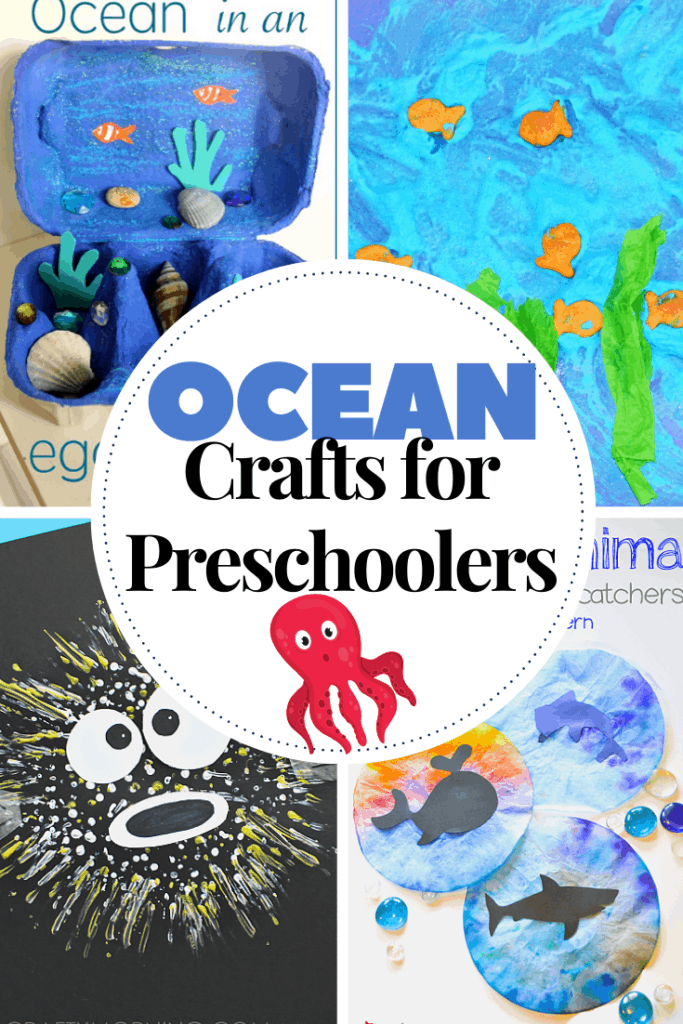 Are you looking for something fun for your kids to do this summer? How about making one of these fun ocean themed crafts for preschool!