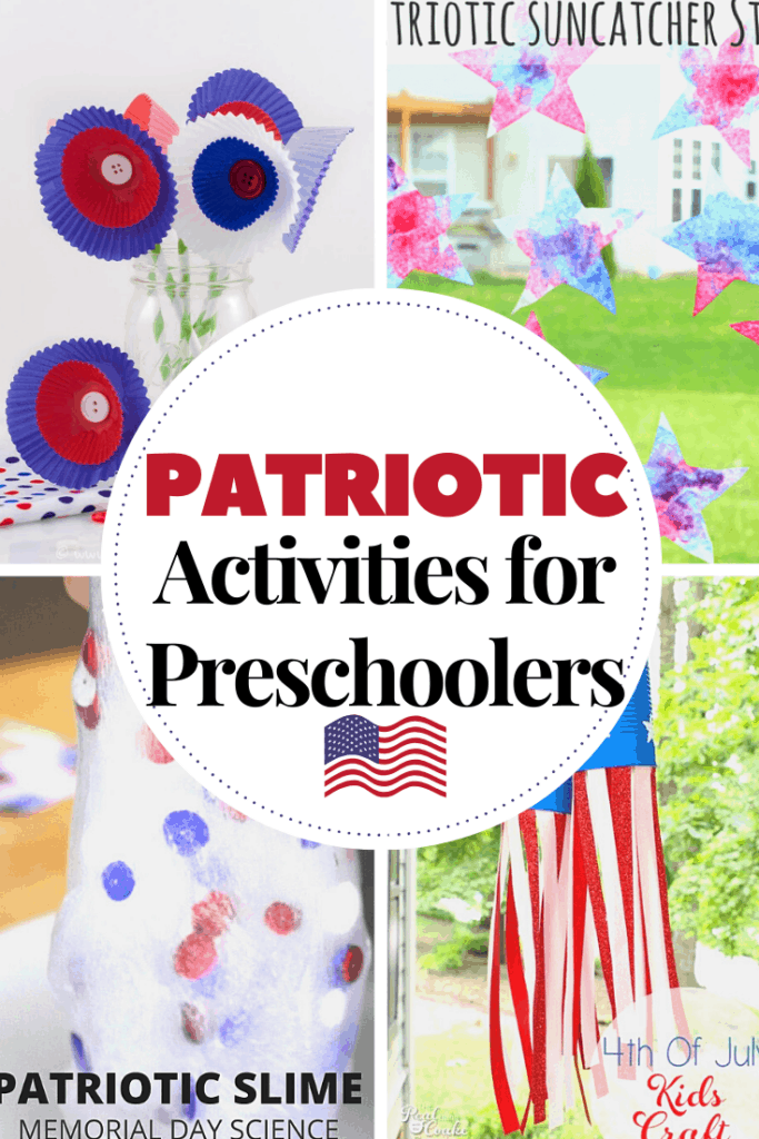 Your little ones will love learning about and celebrating Memorial Day and Fourth of July with this collection of fun patriotic activities for kids.