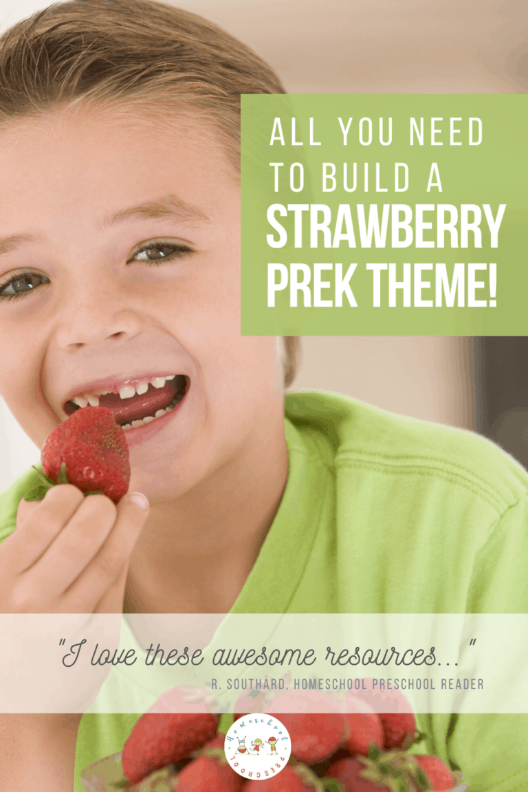 Strawberry Activities for Preschoolers